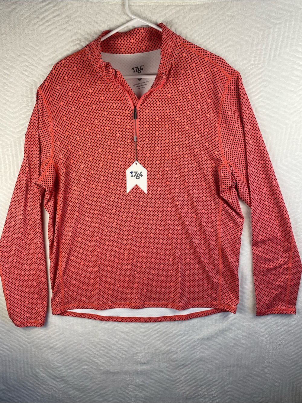 Lot Of 2 Women’s 1764 Red Patterned Varsity-Style Jacket